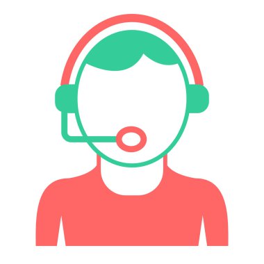 Müşteri servisi. Web simgesi