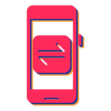 Kitap ve kalem ikonlu akıllı telefon. Beyaz arkaplanda izole edilmiş web tasarımı için cep telefonu vektör simgelerinin izometriği