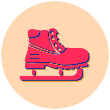 Buz pateni. Web simgesi