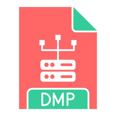 dosya biçimi simgesi, vektör illüstrasyonu