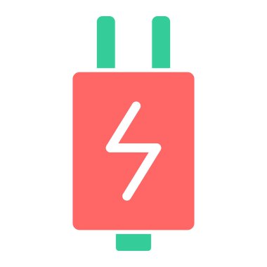 Pil Düz Vektör Simgesi