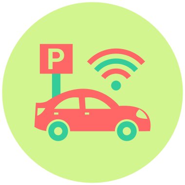 - Araba. Web simgesi basit illüstrasyon