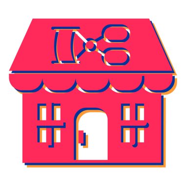 Kuaför. Basit tasarım