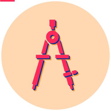 İnşaat ve eğitim ikonunun vektör illüstrasyonu