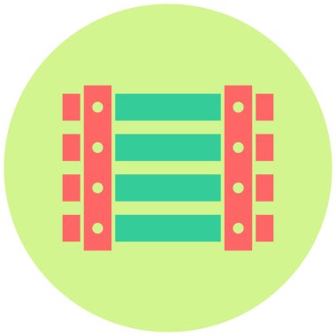 Sandık. Web simgesi basit illüstrasyon