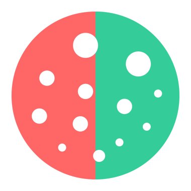 yiyecek ve içecek yassı simge, vektör illüstrasyonu