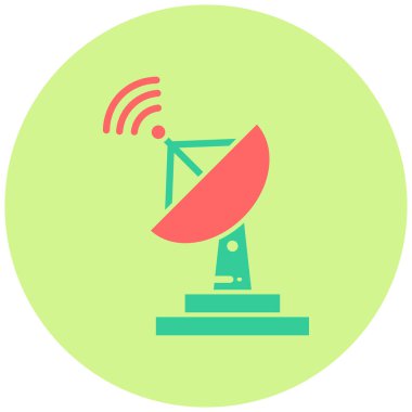 Uydu anteni. Web simgesi