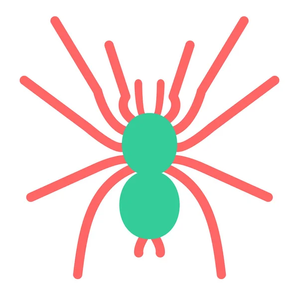 Απεικόνιση Ενός Χαριτωμένο Αράχνη Κινουμένων Σχεδίων — Διανυσματικό Αρχείο