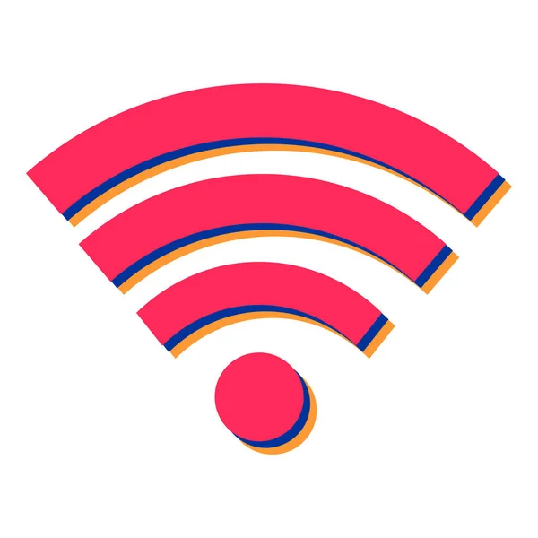 Wifi Icon Vektor Illustration — Stockvektor