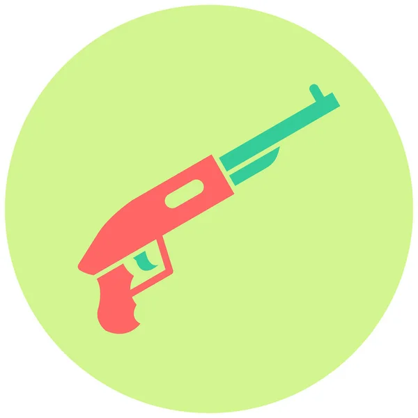 Illustrazione Vettoriale Shotgun Icona Moderna — Vettoriale Stock