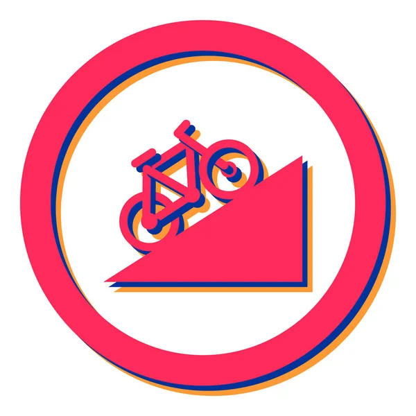 Icona Del Segno Della Bicicletta Illustrazione Vettoriale — Vettoriale Stock
