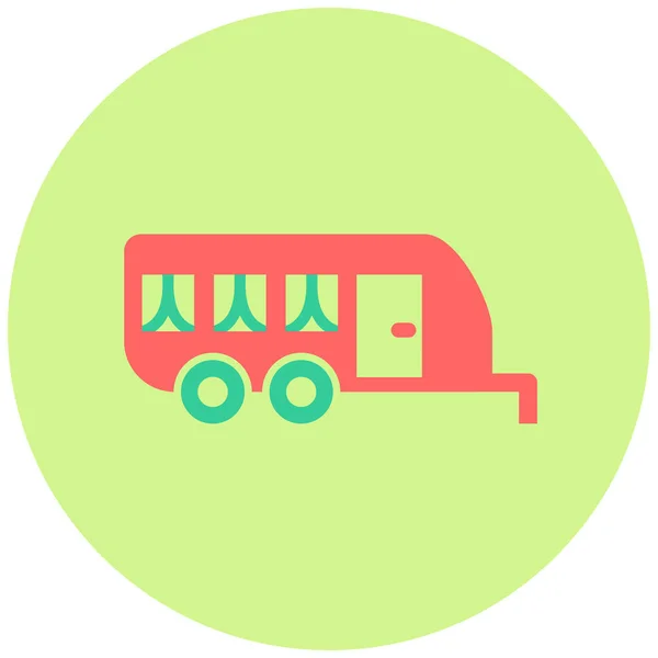 Transport Icône Web Illustration Simple — Image vectorielle