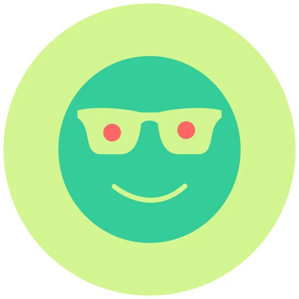 Emoji Icône Visage Illustration Vectorielle — Image vectorielle