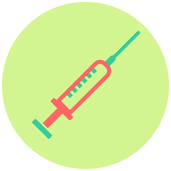 Syringe Web Icon Simple Illustration — Stock Vector