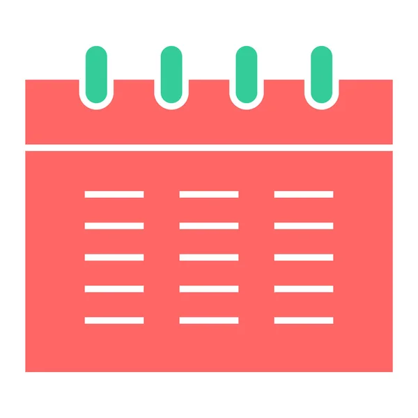 Calendar Icon Vector Illustration — Stock Vector