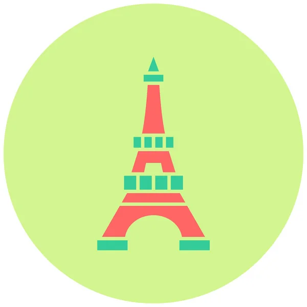 Torre Eiffel Semplice Illustrazione — Vettoriale Stock