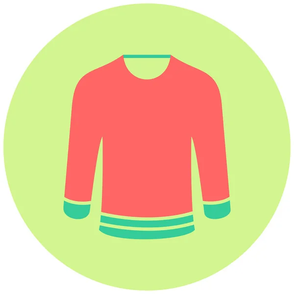 Hockey Shirt Icon Simple Design Vector Illustration — Stock Vector