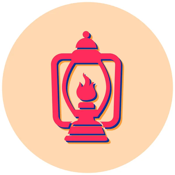 Feuer Web Symbol Einfache Illustration — Stockvektor