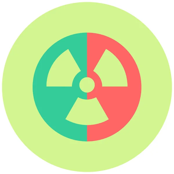 Radyasyon Ikonu Vektör Illüstrasyonu — Stok Vektör