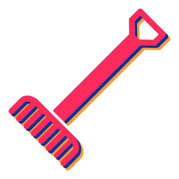 Vector Illustration Shovel Icon — Stock Vector