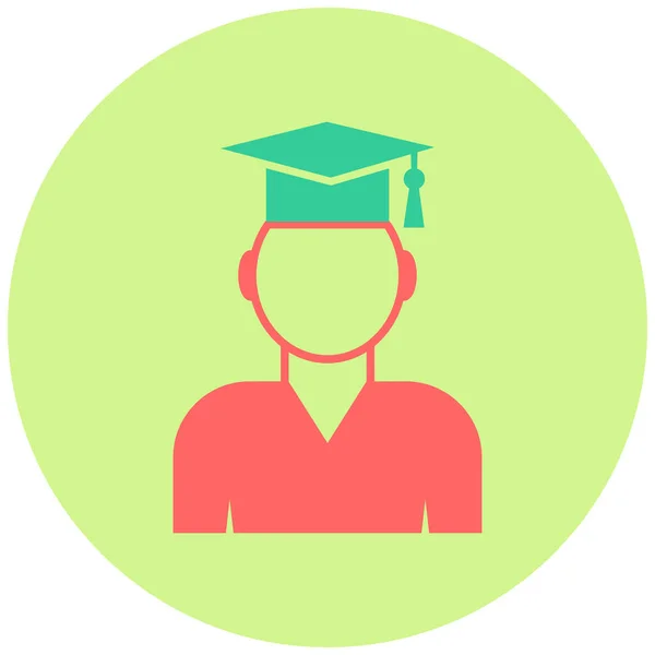 Student Pictogram Vector Illustratie — Stockvector