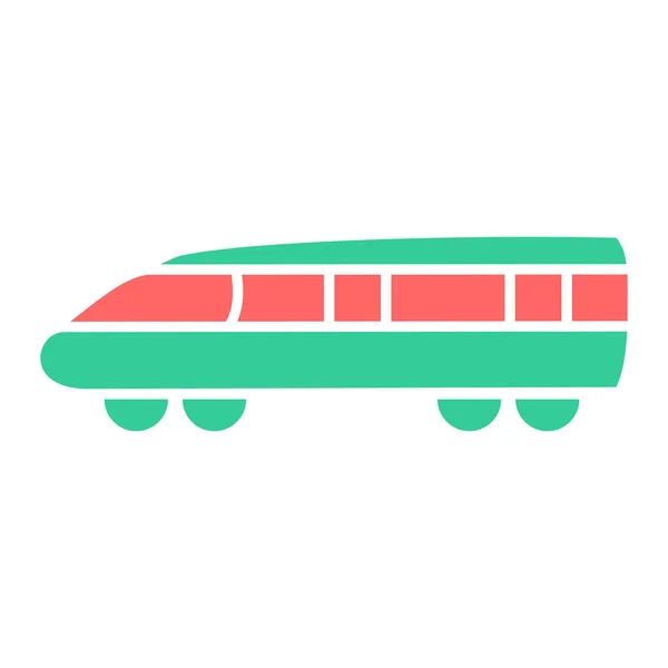 Tren Icono Vector Ilustración — Archivo Imágenes Vectoriales