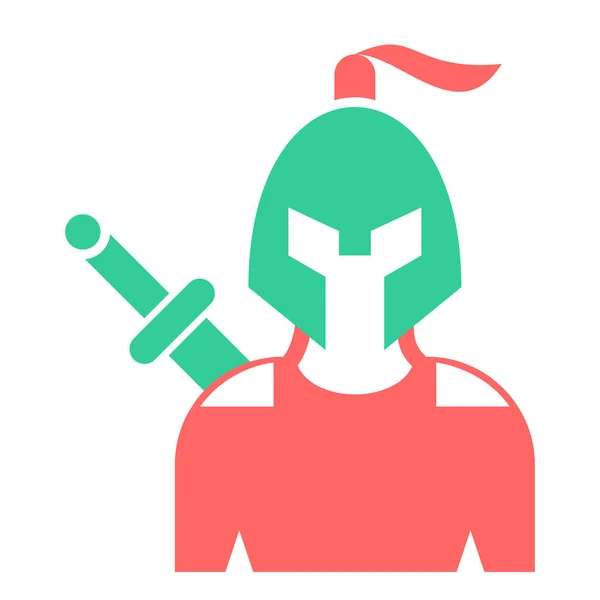 Ninja Icono Web Ilustración Simple — Archivo Imágenes Vectoriales