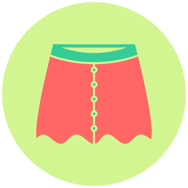Διανυσματική Απεικόνιση Του Skirt Σύγχρονη Εικόνα — Διανυσματικό Αρχείο