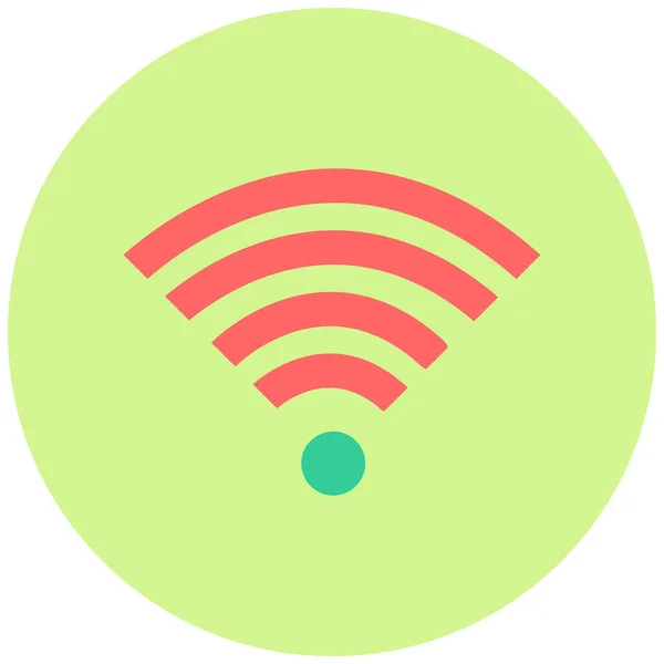 Wifi Web Icon Simple Illustration — Stock Vector