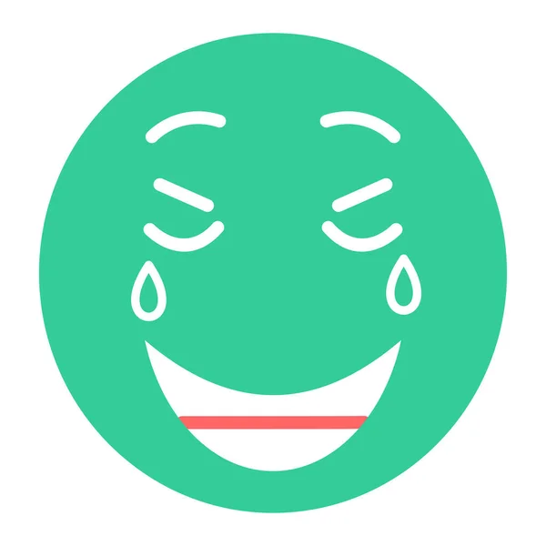 Emoji Ikona Wektor Ilustracja Prosty Projekt — Wektor stockowy
