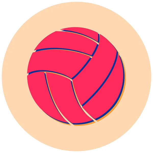 バスケットボールのアイコンベクトルイラスト — ストックベクタ