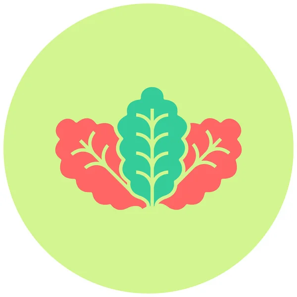 Salat Web Symbol Einfache Illustration — Stockvektor