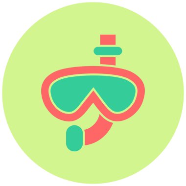 Tüplü dalış. Web simgesi