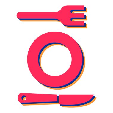 Web simgesinin vektör illüstrasyonu