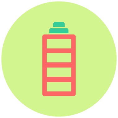 Pil. Web simgesi basit illüstrasyon