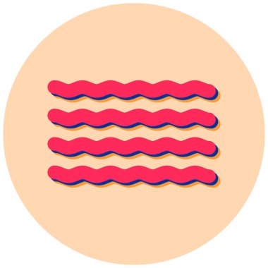 dalgalar, web simgesi basit illüstrasyon