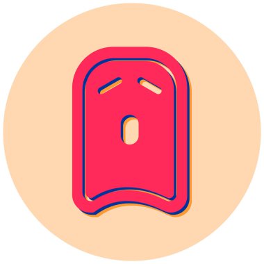 Çizgi film simgesinin vektör çizimi