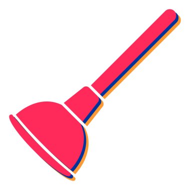 Süpürge simge vektör çizim