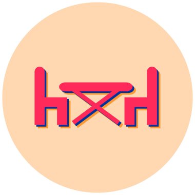 Sandalye. Web simgesi basit tasarım