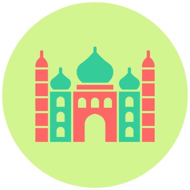 Cami. Web simgesi basit illüstrasyon