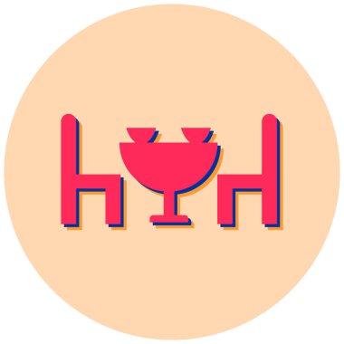 Bira. Web simgesi basit illüstrasyon