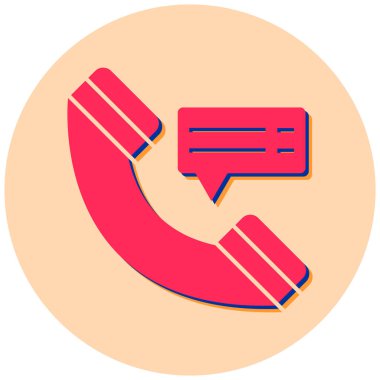 - Telefon. Web simgesi basit illüstrasyon