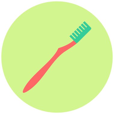 Diş fırçası. Web simgesi basit tasarım