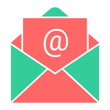 E- posta simgesi vektör illüstrasyonu