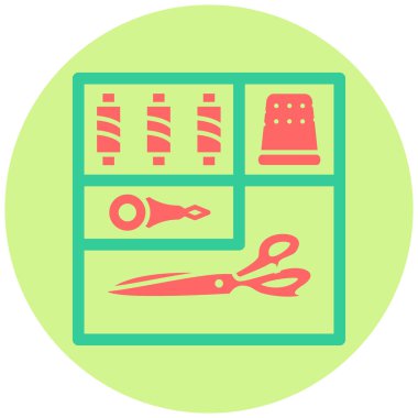 vector illustration of Tool Box modern icon 