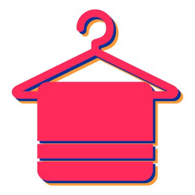 askı simgesi vektör illüstrasyonu