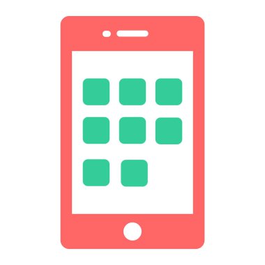 Cep telefonu. Basit resimleme