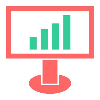 Büyüyen grafik. Basit resimleme