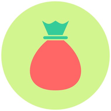 Para çantası. Basit resimleme