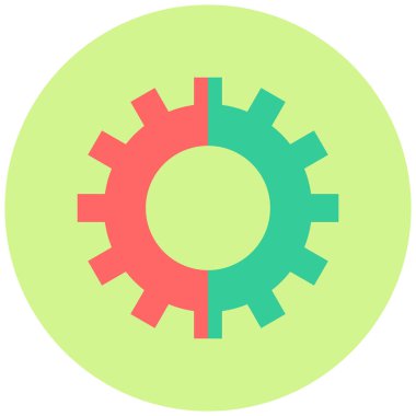 Ayarlar web simgesi basit illüstrasyon